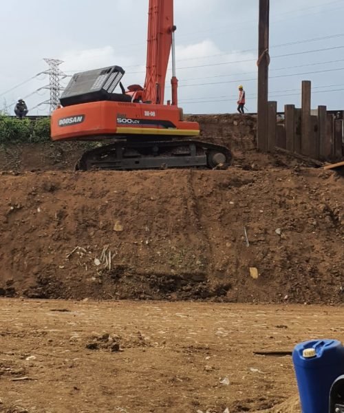 Doosan Vibro Pile Sheet Cigombong KAI - X3